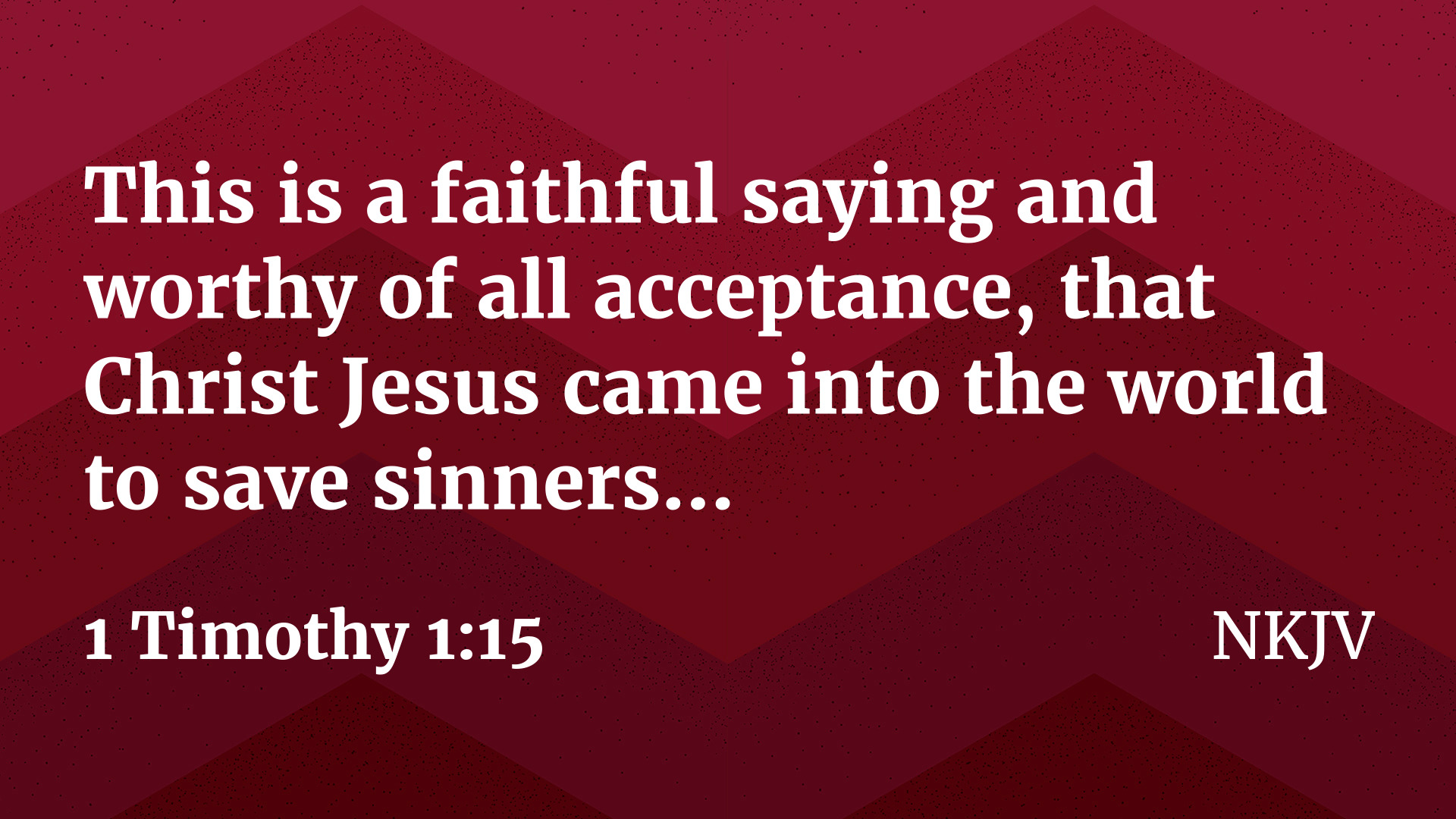 Seeking Jesus First May 13, 2025