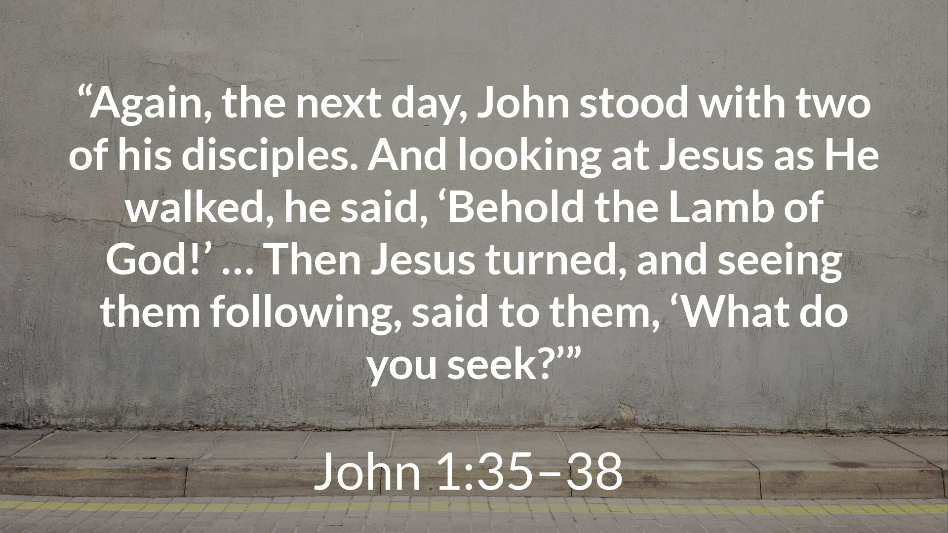 Seeking Jesus First Jan. 5, 2026