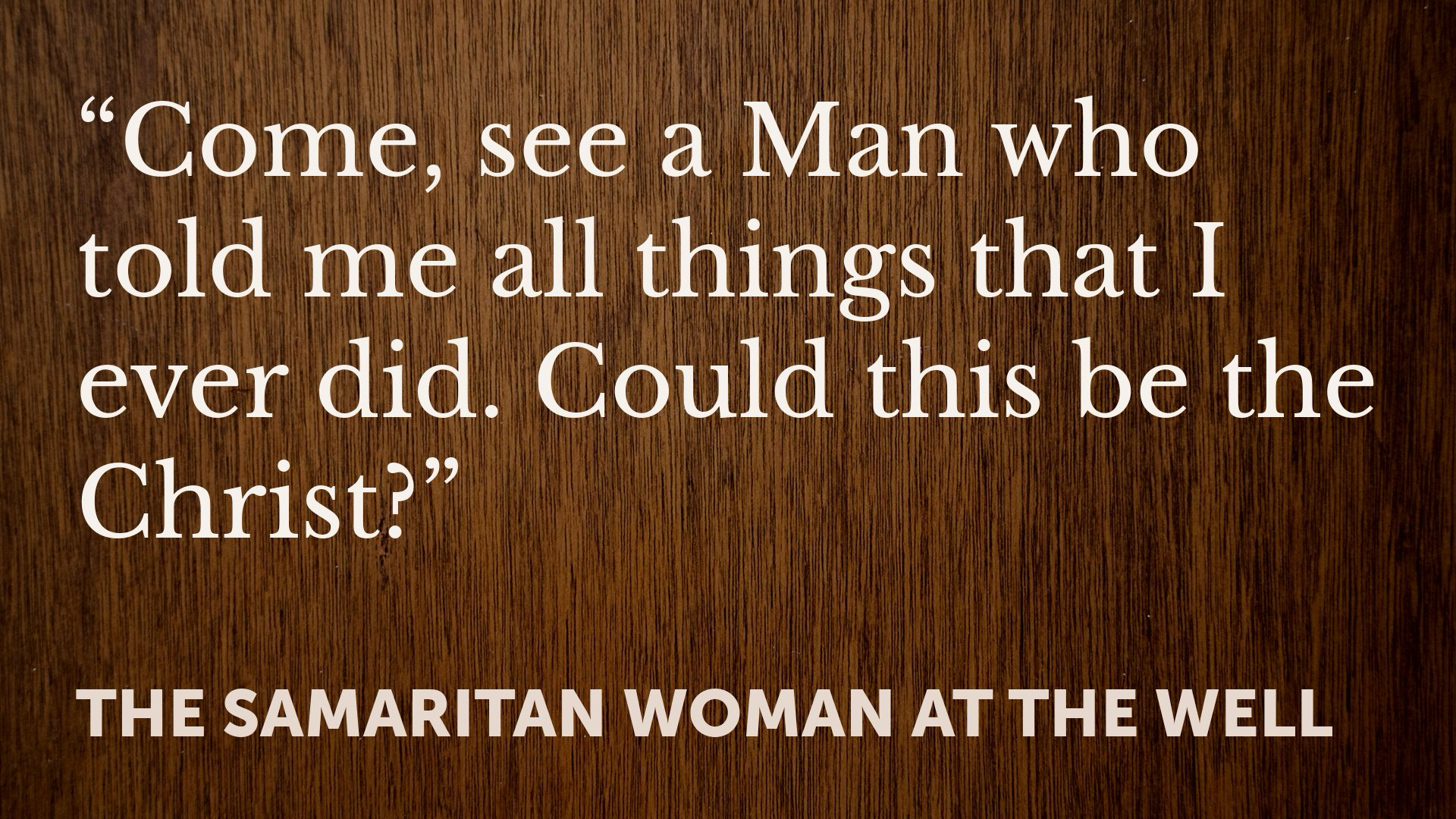 Seeking Jesus first Feb. 12, 2025