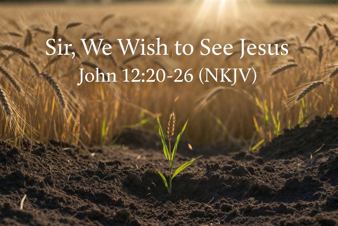 “Sir, We Wish to See Jesus”