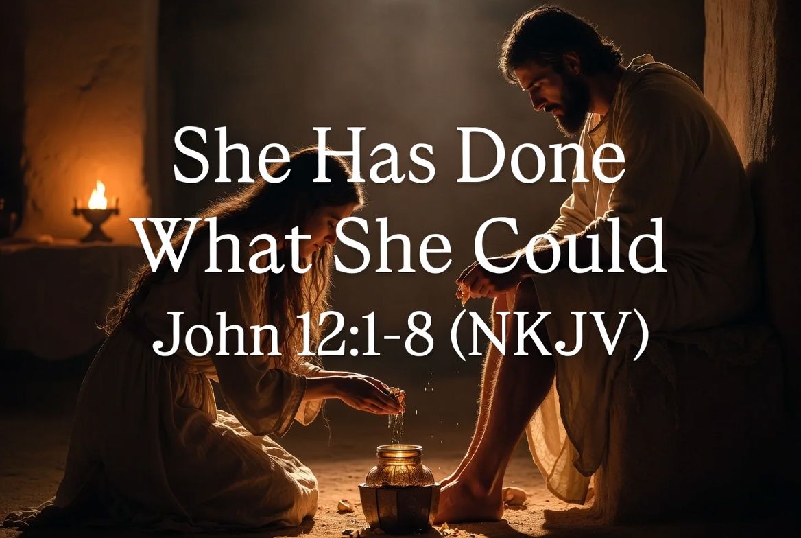 “She Has Done What She Could”