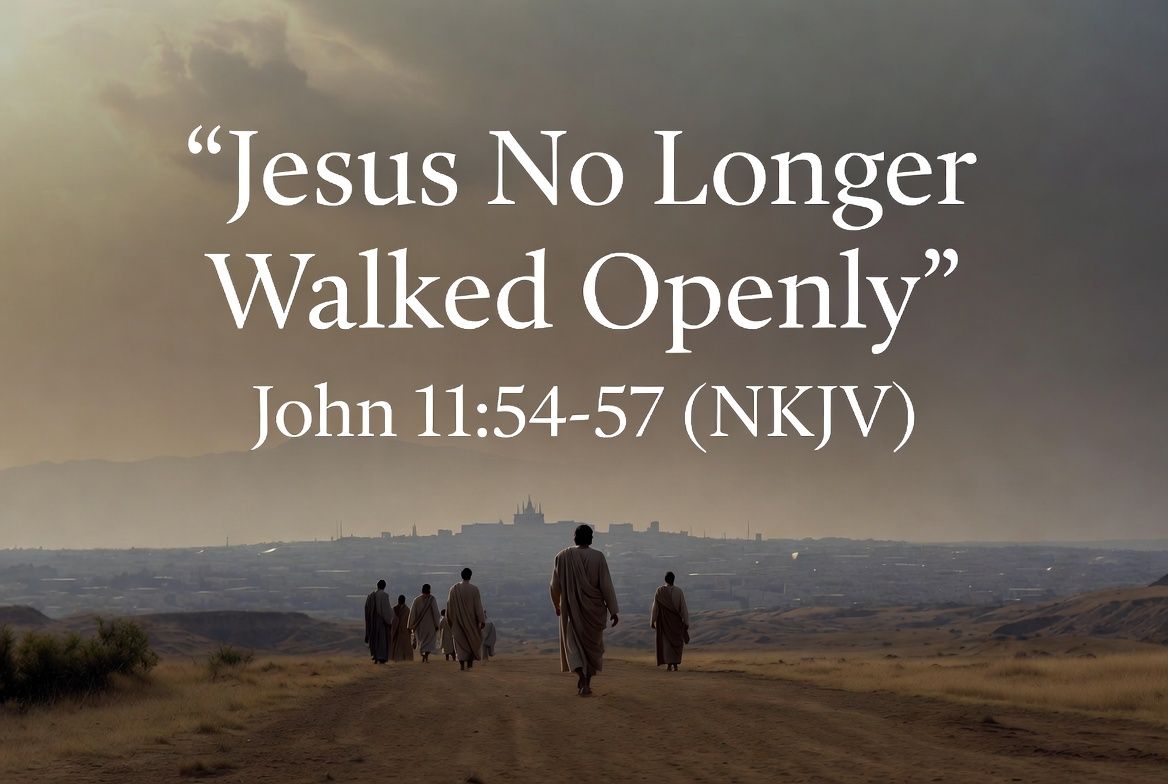 “Jesus No Longer Walked Openly”
