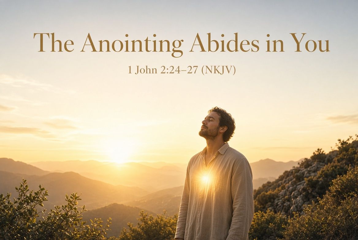 “The Anointing Abides in You”
