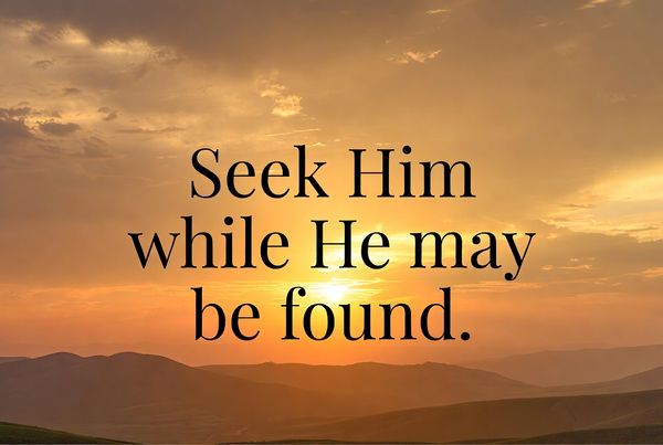 Seeking Jesus First - April 1, 2026