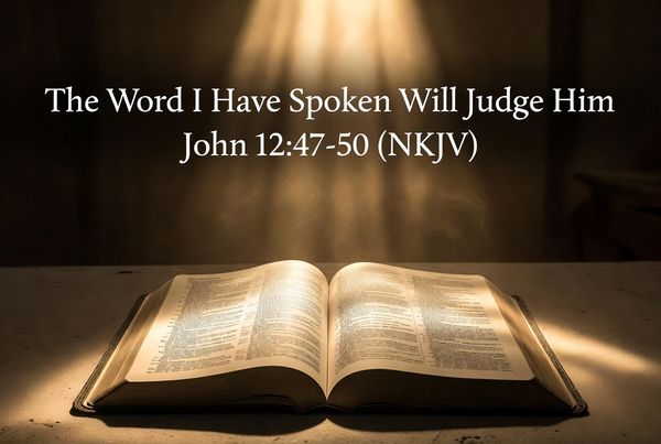 “The Word I Have Spoken Will Judge Him”