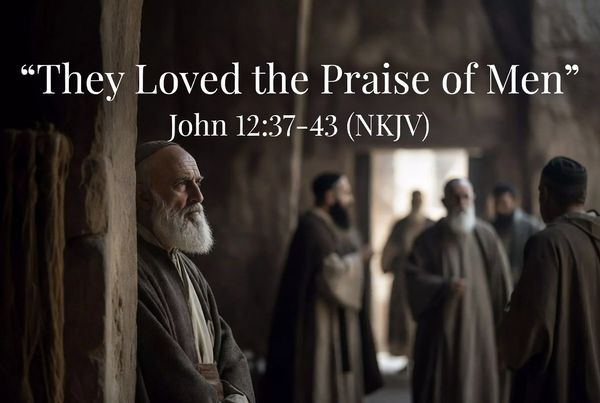 “They Loved the Praise of Men”