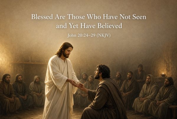 “Blessed Are Those Who Have Not Seen and Yet Have Believed”
