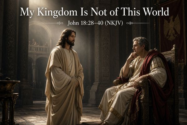 “My Kingdom Is Not of This World”